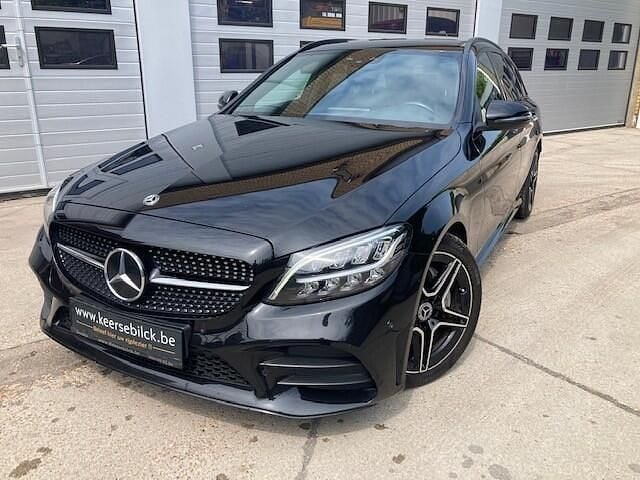 Zwart Gebruikt 2021 Mercedes C180 Stationwagen | € 28.500 (Super prijs) - Afbeelding 1/4