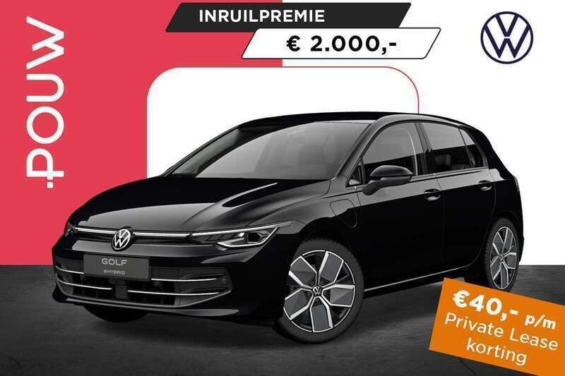 Zwart, metallic lak Nieuw 2025 VW Golf VIII Edition Hatchback | € 45.550 (Iets duurder) - Afbeelding 1/4