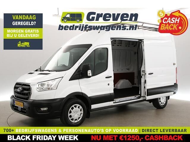 Wit Occasion 2021 Ford Transit Van | € 16.800 (Super prijs) - Afbeelding 1/4