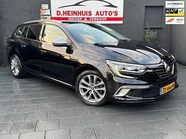 Zwart Occasion 2019 Renault Mégane GT Line GT-Line Stationwagen | € 10.990 (Goede deal) - Afbeelding 1/4