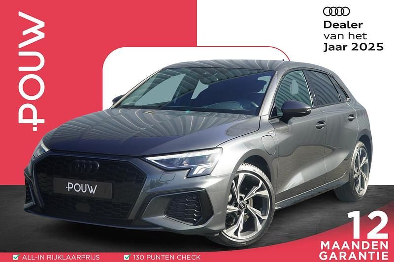 Grijs Gebruikt 2022 Audi A3 Sportback e-tron Advanced Hatchback | € 30.450 (Duur) - Afbeelding 1/4