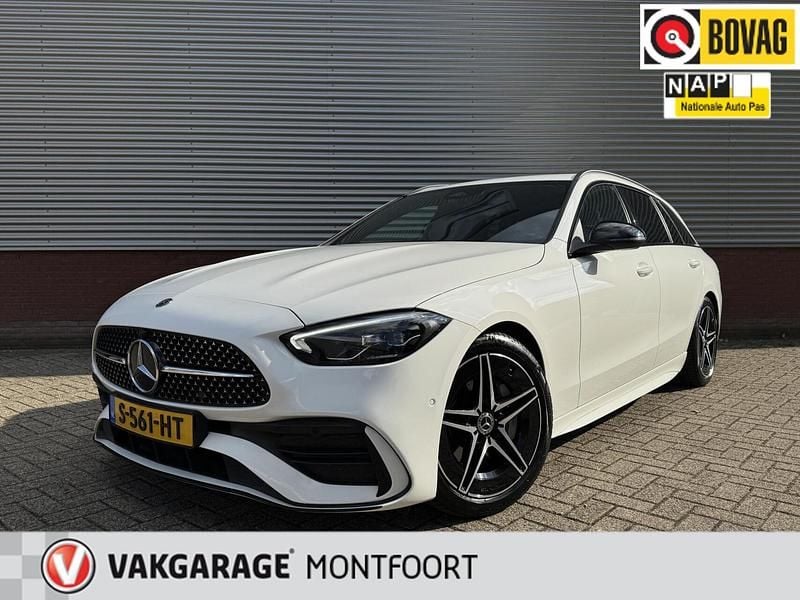Wit Gebruikt 2021 Mercedes C200 AMG line Stationwagen | € 35.250 (Super prijs) - Afbeelding 1/4