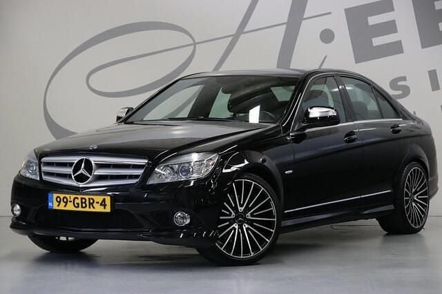 Zwart Occasion 2008 Mercedes C280 Avantgarde Sedan | € 7.950 (Eerlijke prijs) - Afbeelding 1/4