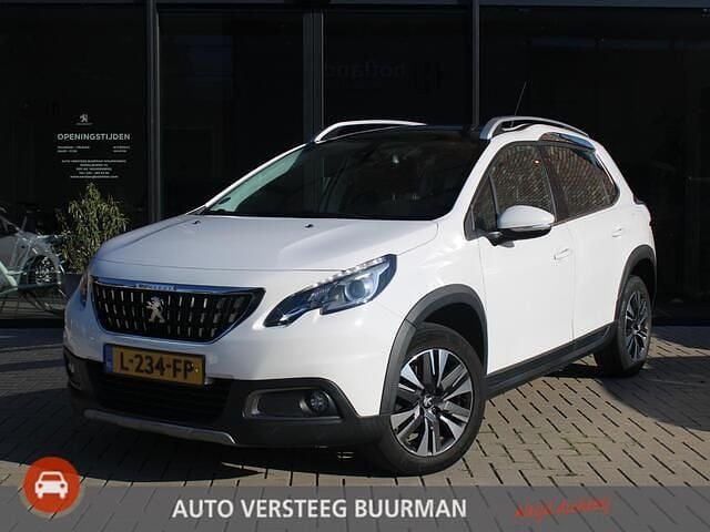 Wit Gebruikt 2018 Peugeot 2008 GT-line SUV | € 10.450 (Eerlijke prijs) - Afbeelding 1/4