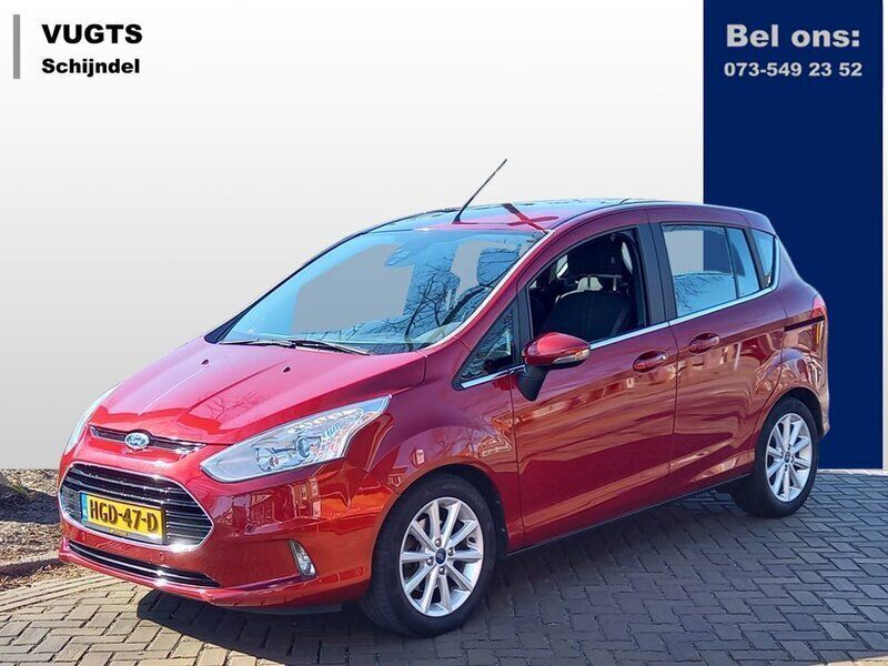 Rood Gebruikt 2017 Ford B-MAX Titanium MPV | € 16.425 (Duur) - Afbeelding 1/4