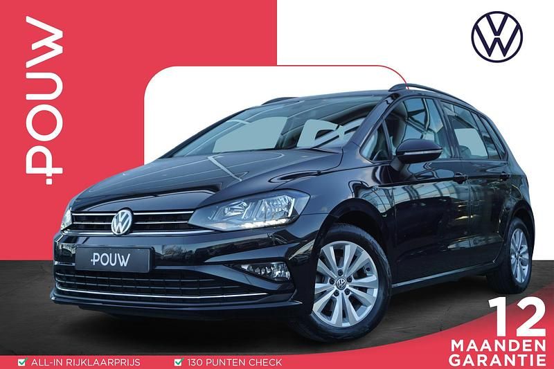 Zwart Occasion 2018 VW Golf Sportsvan Comfortline MPV | € 19.900 (Eerlijke prijs) - Afbeelding 1/4