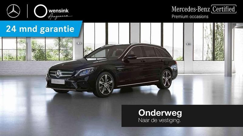 Zwart Gebruikt 2020 Mercedes C300e Premium Plus Stationwagen | € 28.350 (Goede deal) - Afbeelding 1/4