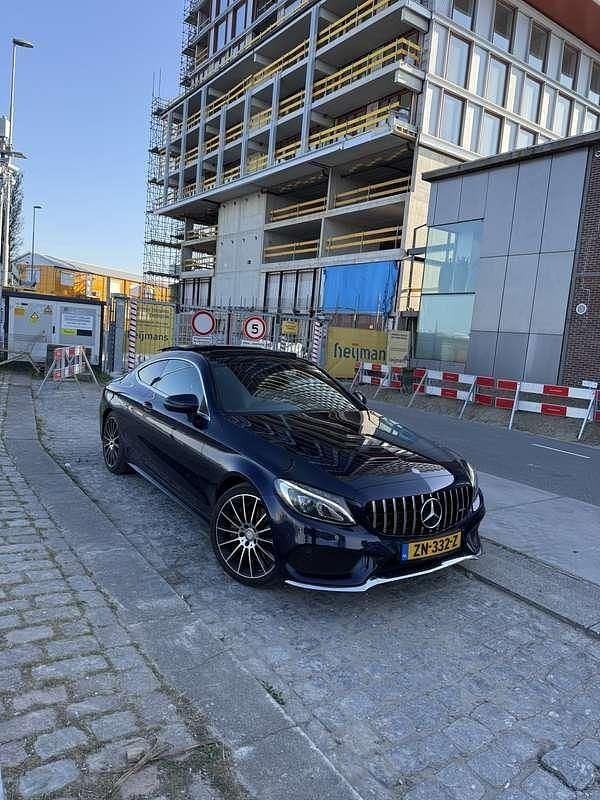 Blauw Gebruikt 2016 Mercedes C200 AMG Coupé | € 24.500 (Goede deal) - Afbeelding 1/4