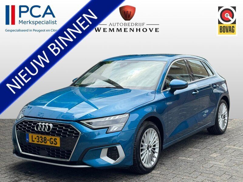 Blauw Gebruikt 2021 Audi A3 Business Hatchback | € 23.995 (Eerlijke prijs) - Afbeelding 1/4
