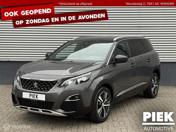 Grijs Gebruikt 2017 Peugeot 5008 GT-line MPV | € 19.999 (Super prijs) - Afbeelding 1/3
