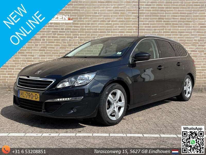 Zwart Gebruikt 2015 Peugeot 308 Stationwagen | € 3.450 - Afbeelding 1/4