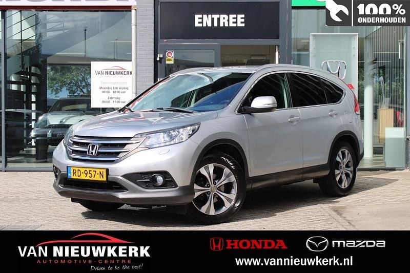 Grijs Gebruikt 2014 Honda CR-V Lifestyle SUV | € 13.400 (Goede deal) - Afbeelding 1/4