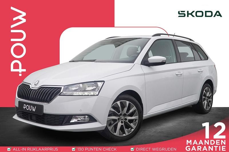Wit Gebruikt 2022 Skoda Fabia Business Line Stationwagen | € 17.950 (Eerlijke prijs) - Afbeelding 1/4