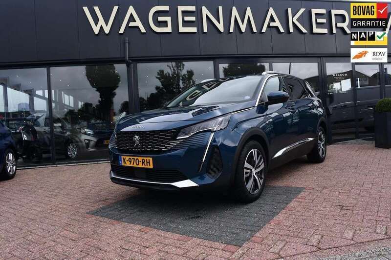 Blauw, metallic lak Gebruikt 2021 Peugeot 5008 Allure MPV | € 20.750 (Goede deal) - Afbeelding 1/4