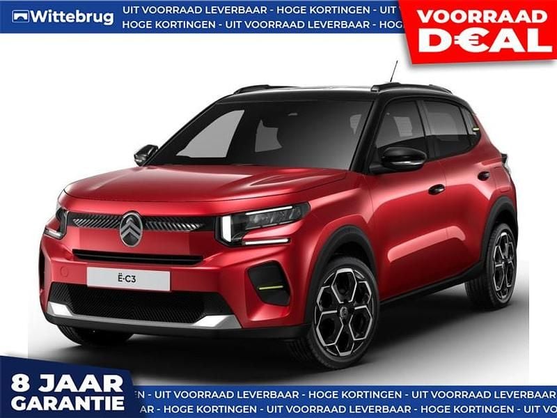 Rood Nieuw 2025 Citroën e-C3 Aircross SUV | € 27.888 (Super prijs) - Afbeelding 1/4
