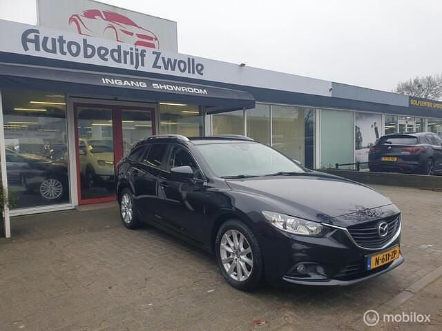 Zwart Occasion 2013 Mazda 6 Stationwagen | € 12.500 (Eerlijke prijs) - Afbeelding 1/4