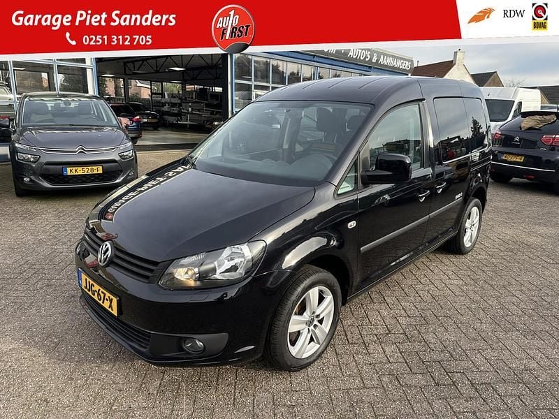 Zwart (metallic) Gebruikt 2014 VW Caddy Comfortline MPV | € 10.950 (Iets duurder) - Afbeelding 1/4