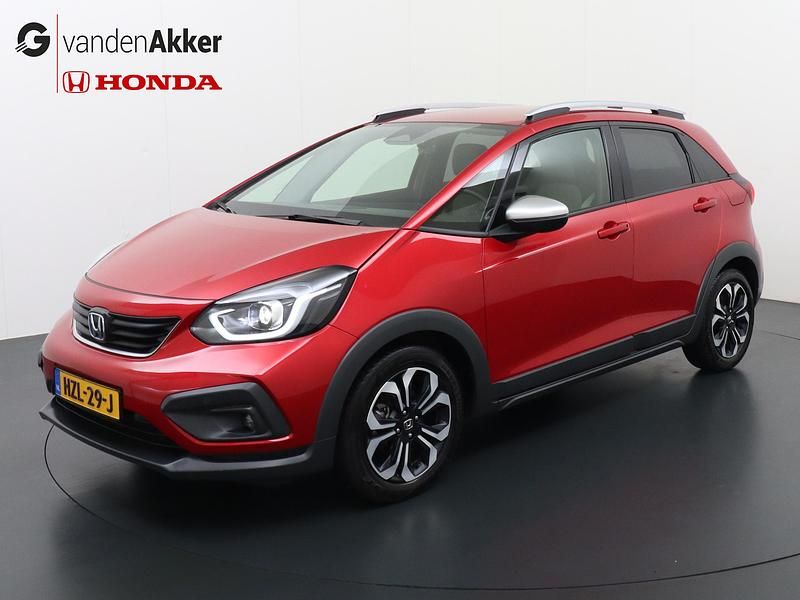 Rood Gebruikt 2020 Honda Jazz Hybrid Hatchback | € 20.950 (Eerlijke prijs) - Afbeelding 1/4