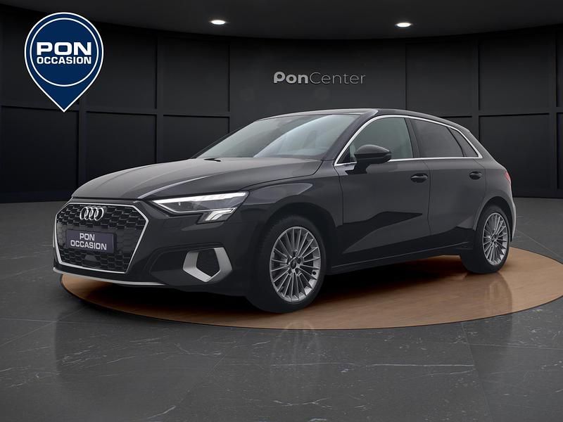 Zwart Gebruikt 2023 Audi A3 Sportback Hatchback | € 24.750 (Goede deal) - Afbeelding 1/3