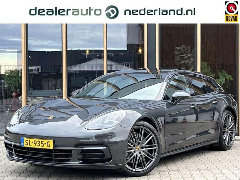 Grijs Occasion 2018 Porsche Panamera Sport Turismo Stationwagen | € 58.950 (Super prijs) - Afbeelding 1/4