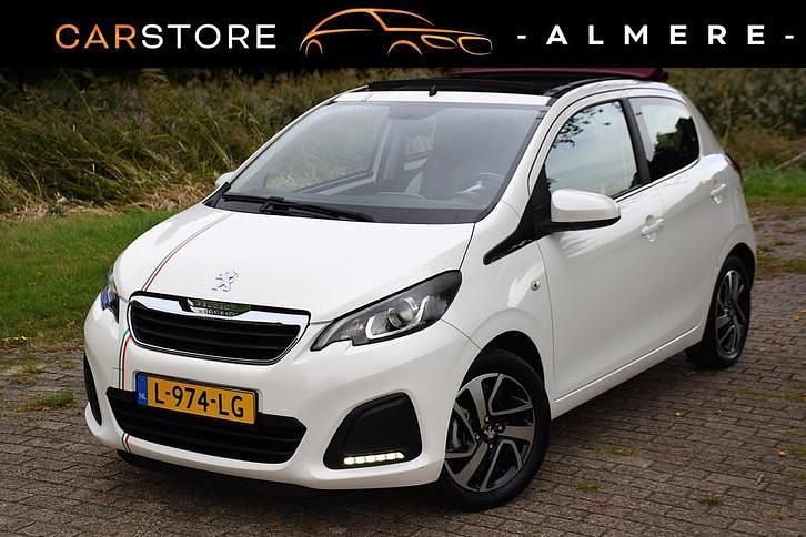 Wit Gebruikt 2016 Peugeot 108 Allure Hatchback | € 6.450 (Eerlijke prijs) - Afbeelding 1/4