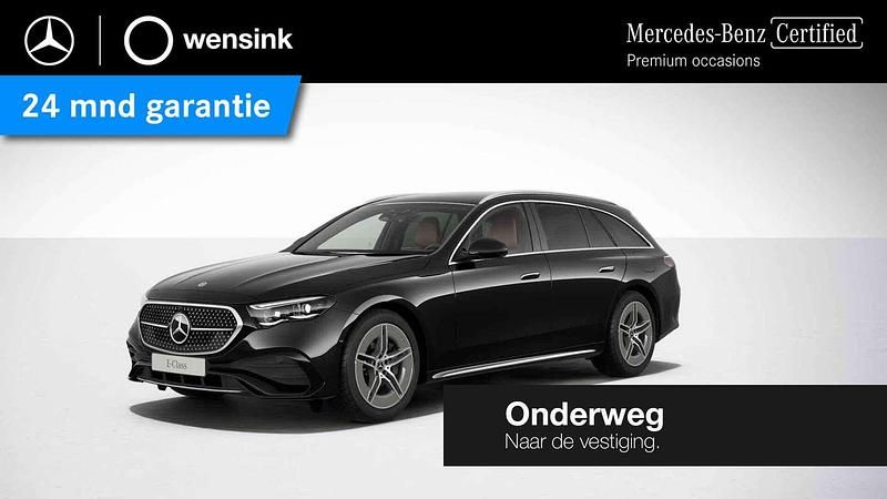 Zwart Gebruikt 2024 Mercedes E300 AMG line Stationwagen | € 58.850 (Eerlijke prijs) - Afbeelding 1/4