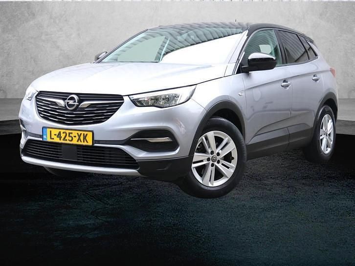 Grijs Occasion 2021 Opel Grandland X Elegance SUV | € 18.395 (Eerlijke prijs) - Afbeelding 1/4