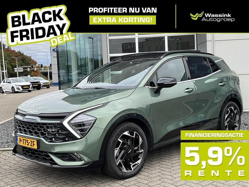 Groen (metallic) Gebruikt 2022 Kia Sportage GT-Line SUV | € 34.999 (Duur) - Afbeelding 1/3