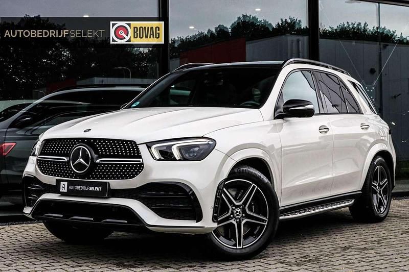 Wit Gebruikt 2022 Mercedes GLE350 AMG SUV | € 63.900 (Super prijs) - Afbeelding 1/4