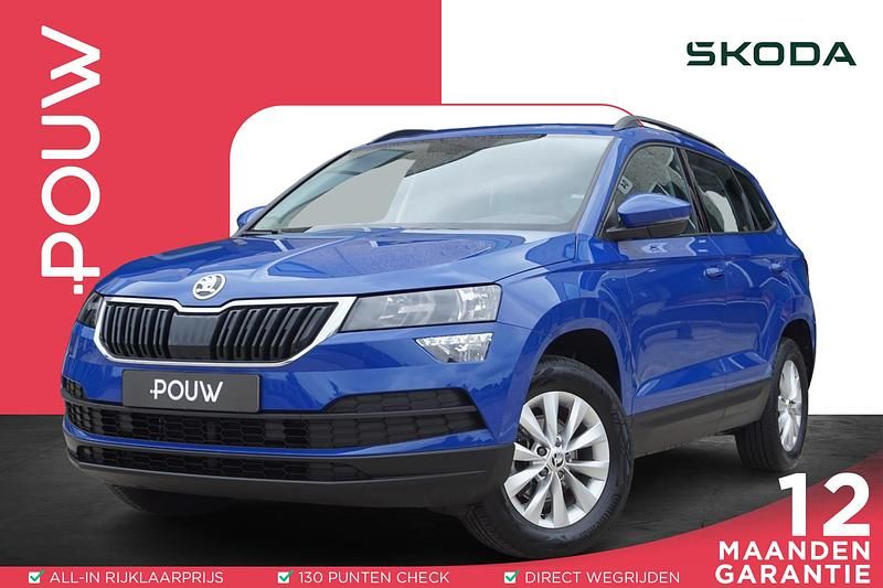 Blauw Gebruikt 2021 Skoda Karoq Business Line SUV | € 19.450 (Goede deal) - Afbeelding 1/4