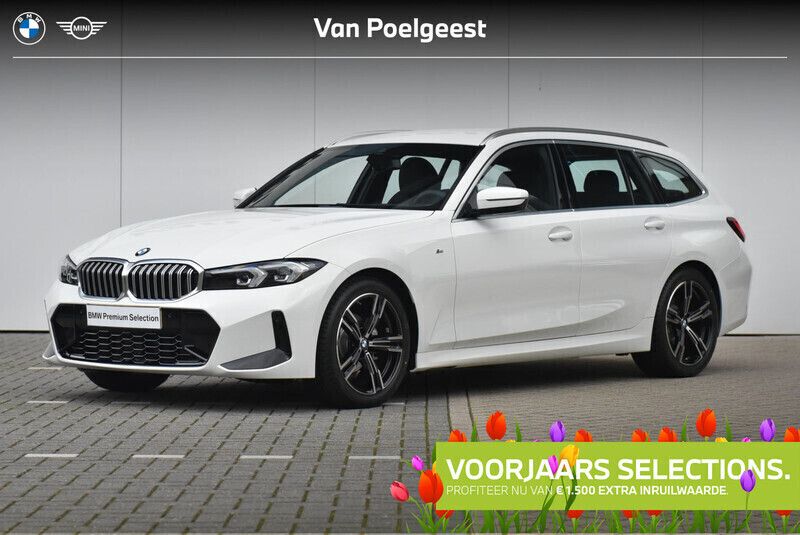 Alpinweiss ii (licht wit) Gebruikt 2024 BMW 318 Shadowline Stationwagen | € 42.500 (Eerlijke prijs) - Afbeelding 1/4