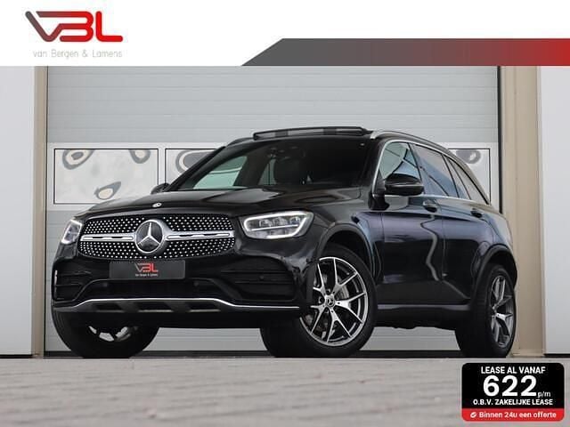 Zwart Gebruikt 2021 Mercedes GLC300 Premium Plus SUV | € 46.940 (Eerlijke prijs) - Afbeelding 1/4
