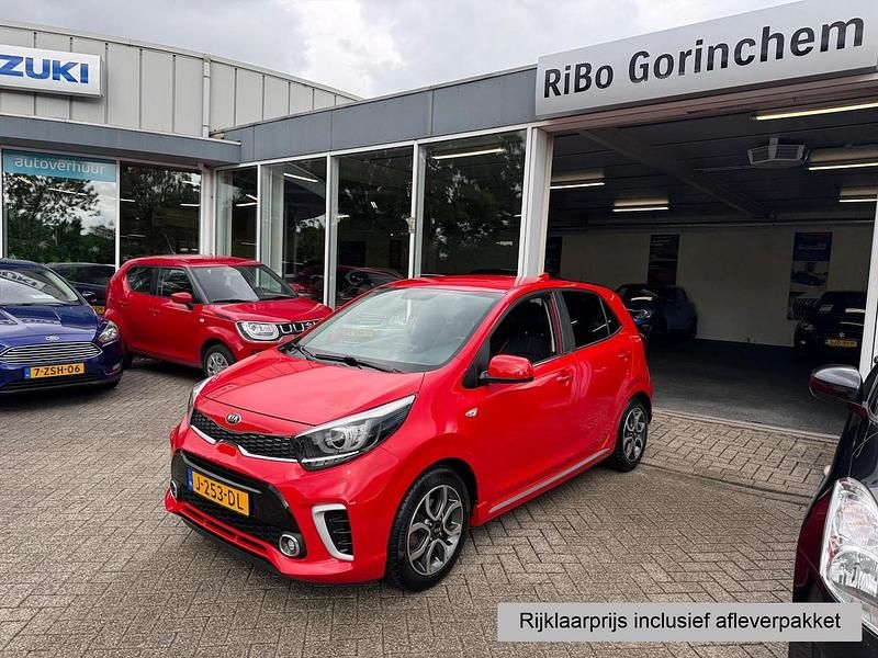 Rood Occasion 2020 Kia Picanto GT-Line Hatchback | € 13.250 (Eerlijke prijs) - Afbeelding 1/4