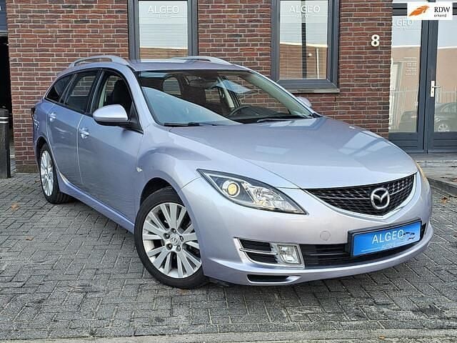 Grijs (metallic) Occasion 2009 Mazda 6 Exclusive Stationwagen | € 7.400 (Iets duurder) - Afbeelding 1/4