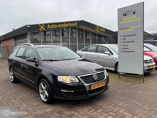 Zwart Occasion 2007 VW Passat Comfortline Stationwagen | € 1.999 (Eerlijke prijs) - Afbeelding 1/4