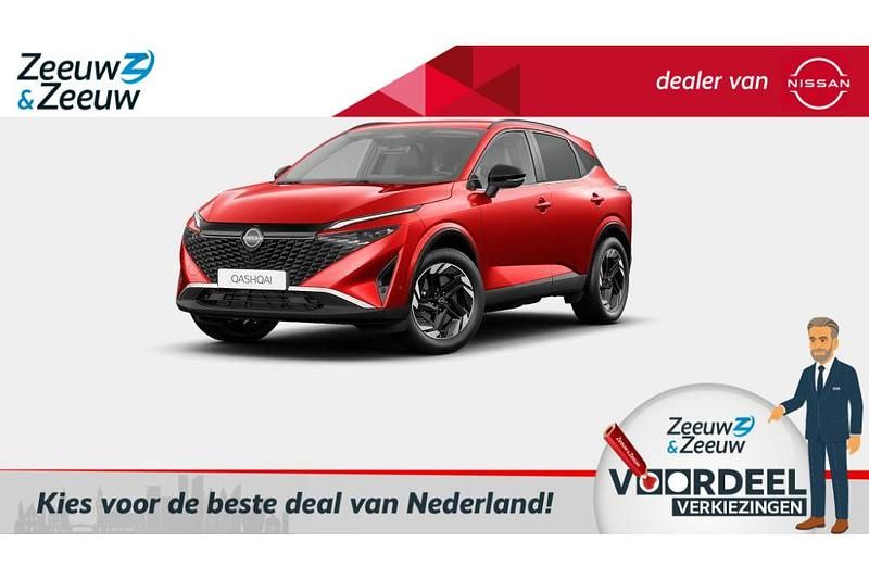 Fuji red Nieuw 2025 Nissan Qashqai N-Connecta SUV | € 41.700 - Afbeelding 1/4