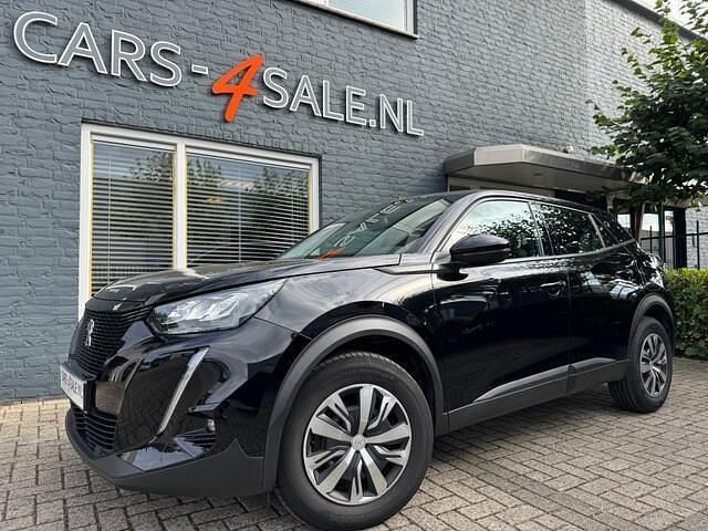 Zwart Gebruikt 2021 Peugeot 2008 Business-Line SUV | € 13.900 (Super prijs) - Afbeelding 1/4
