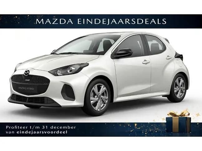 Nieuw Mazda 2 Exclusive-Line 2025 Wit Hatchback