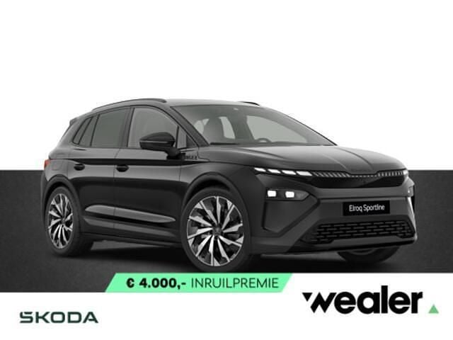 Nieuw Skoda Elroq SportLine 210 kW (286 PK) 2026 Zwart SUV