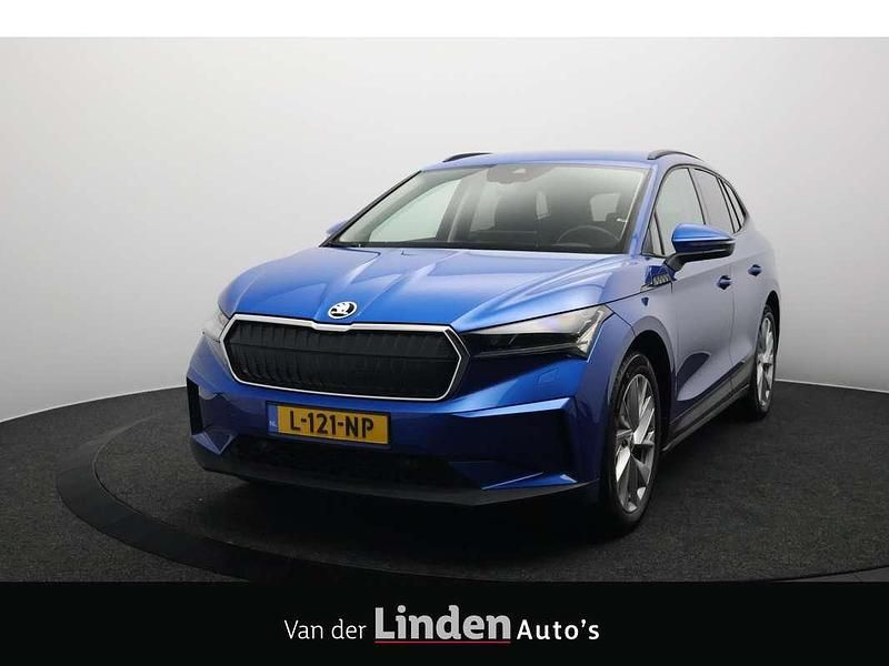 Blauw Gebruikt 2021 Skoda Enyaq iV First Edition SUV | € 19.950 (Goede deal) - Afbeelding 1/4