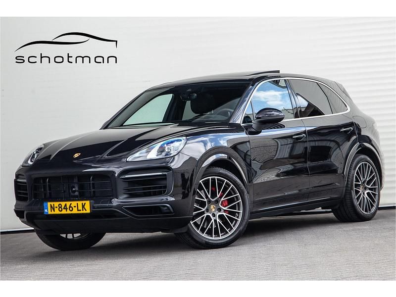 Zwart Gebruikt 2021 Porsche Cayenne SUV | € 58.500 (Super prijs) - Afbeelding 1/4