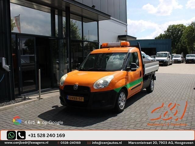 Oranje Gebruikt 2012 Fiat Doblò MPV | € 3.950 (Eerlijke prijs) - Afbeelding 1/3
