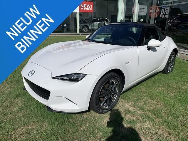 Wit Gebruikt 2024 Mazda MX5 Exclusive-Line Cabriolet | € 30.599 (Super prijs) - Afbeelding 1/4