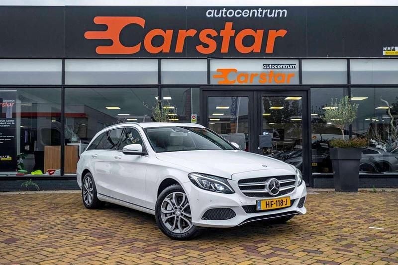 Wit Gebruikt 2015 Mercedes C350e Edition Stationwagen | € 11.450 (Goede deal) - Afbeelding 1/4