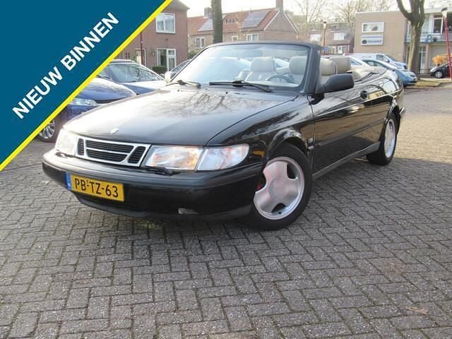 Zwart Occasion 1996 Saab 900 Cabriolet | € 2.495 - Afbeelding 1/4