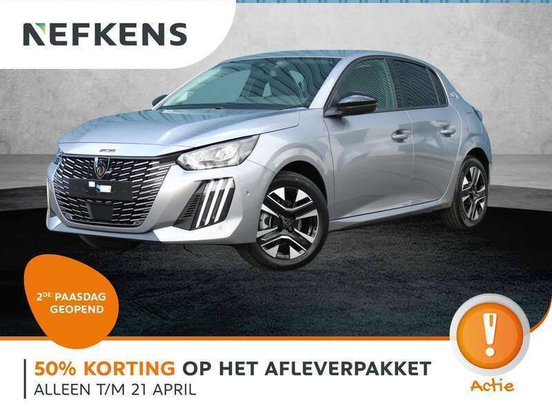 Grijs, metallic lak Nieuw 2024 Peugeot e-208 Allure Hatchback | € 37.928 (Duur) - Afbeelding 1/4