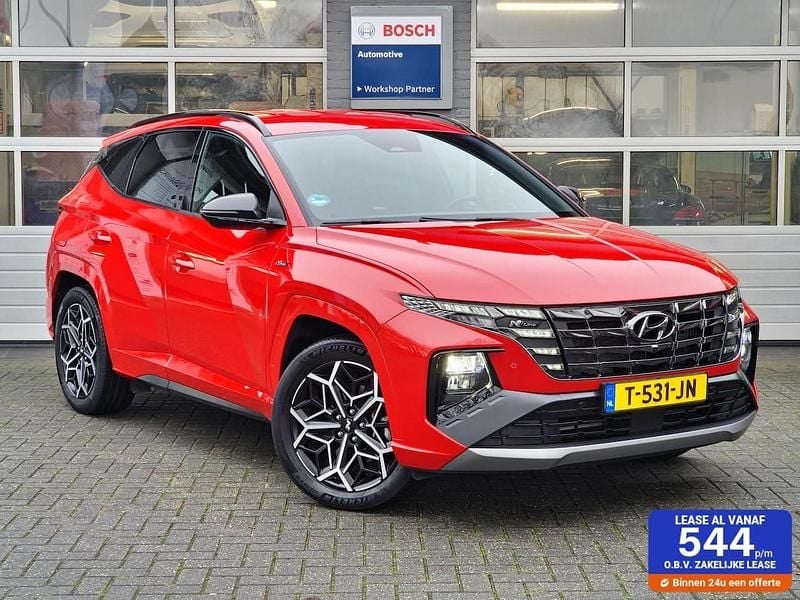Rood Gebruikt 2023 Hyundai Tucson N Line SUV | € 33.950 (Eerlijke prijs) - Afbeelding 1/4