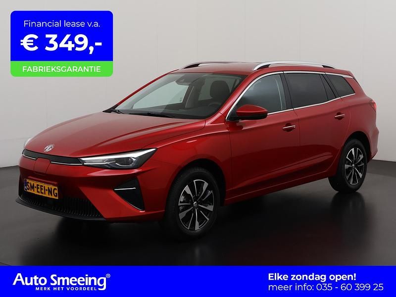 Rood Nieuw 2025 MG MG5 EV Comfort Stationwagen | € 27.945 (Iets duurder) - Afbeelding 1/4