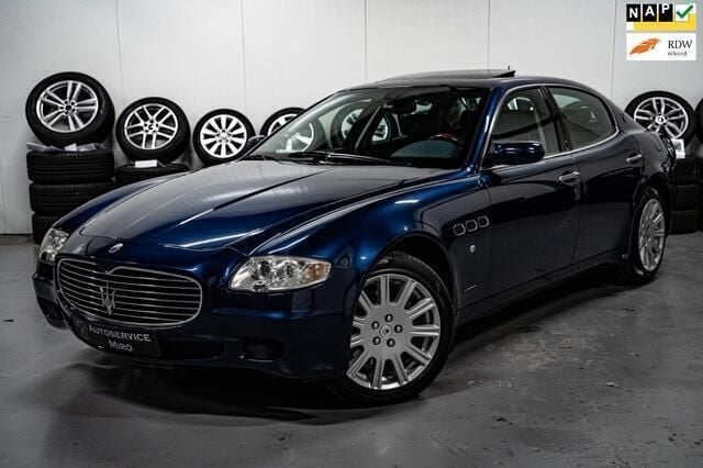 Occasion Maserati Quattroporte 402 PK (295 kW) 2006 Blauw, metallic lak Sedan