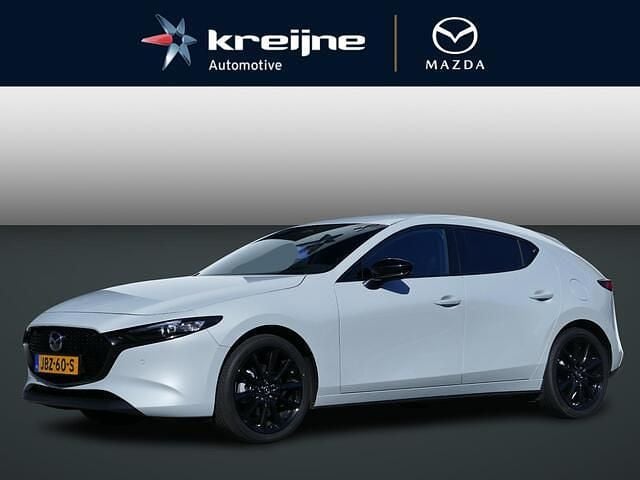 Ceramic white Nieuw 2025 Mazda 3 Homura-Line Hatchback | € 32.925 (Goede deal) - Afbeelding 1/4